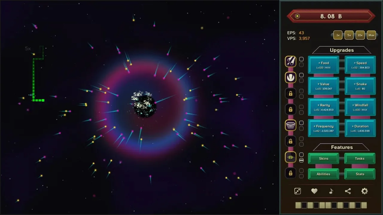 Auto Snakes in Outer Space - скриншот