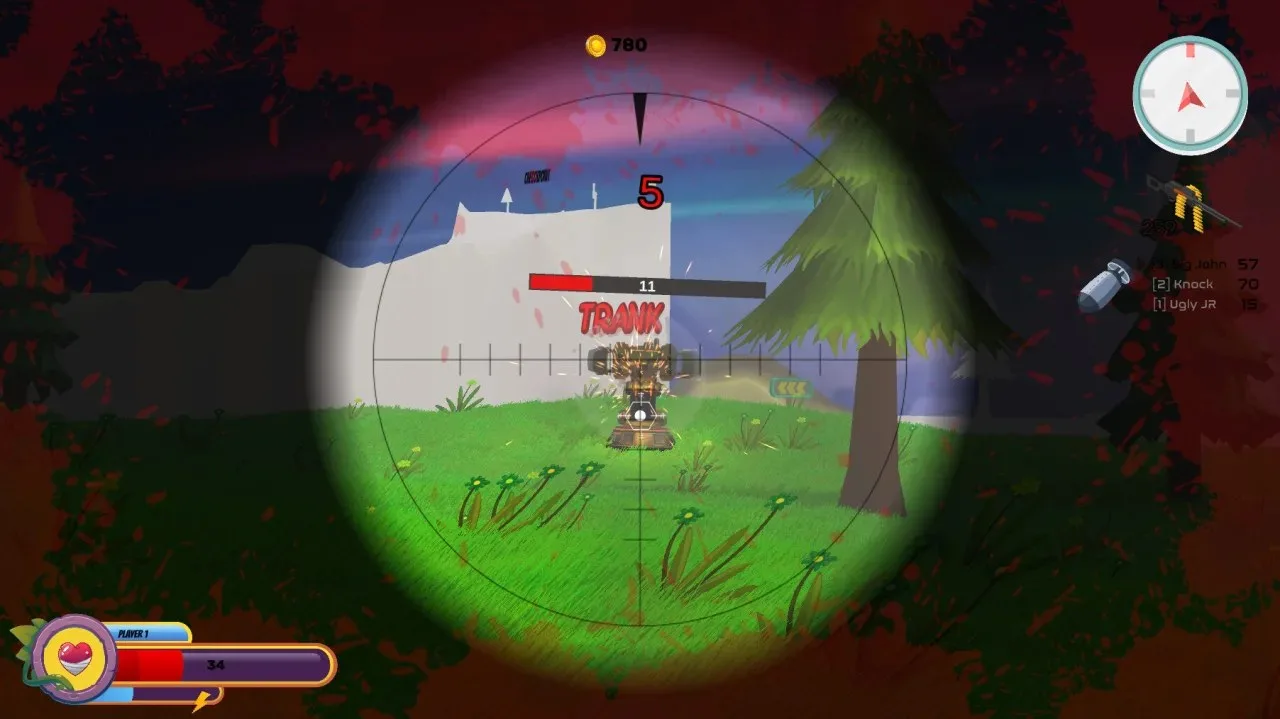 Bulletproof Tank Adventure - скриншот