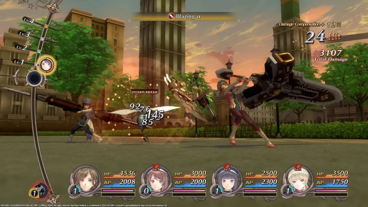 Dark Rose Valkyrie - скриншот