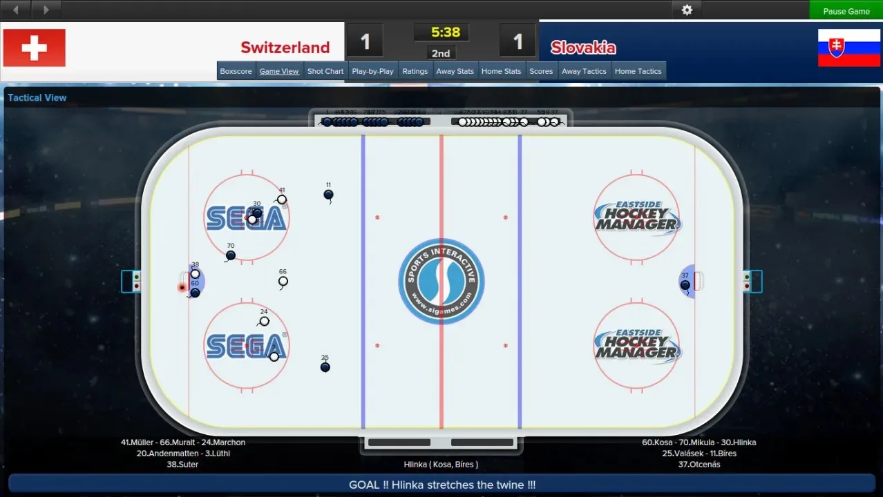 Eastside Hockey Manager - скриншот