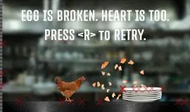 Скриншот 1 игры egg is broken. heart is too.