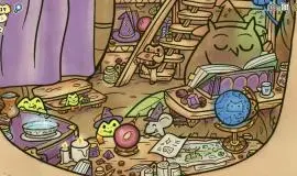 Скриншот 1 игры Find My Frogs: Branches