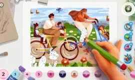 Скриншот 6 игры Gallery: Coloring book & decor