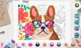 Скриншот 4 игры Gallery: Coloring book & decor