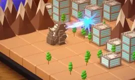 Скриншот 2 игры Godzilla Voxel Wars