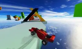 Скриншот 3 игры Jet Car Stunts