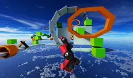 Скриншот 2 игры Jet Car Stunts