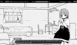 Скриншот 6 игры Living With Sister: Monochrome Fantasy