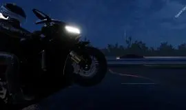Скриншот 6 игры Motorcycle Night Ride