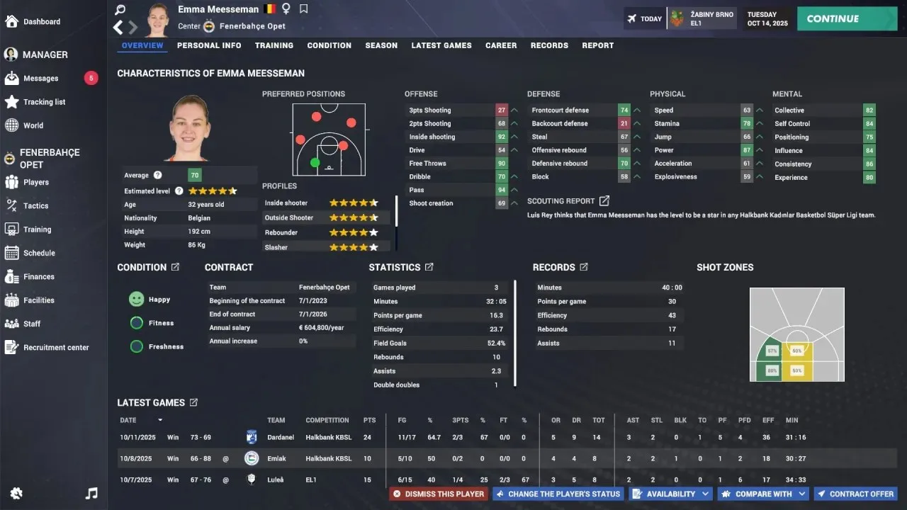 Pro Basketball Manager 2026 - скриншот