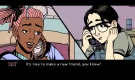 Скриншот 2 игры Raptor Boyfriend: A High School Romance