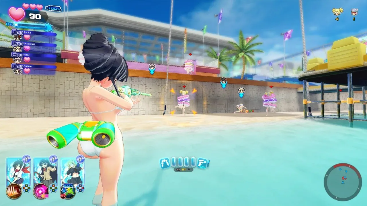 SENRAN KAGURA Peach Beach Splash - скриншот