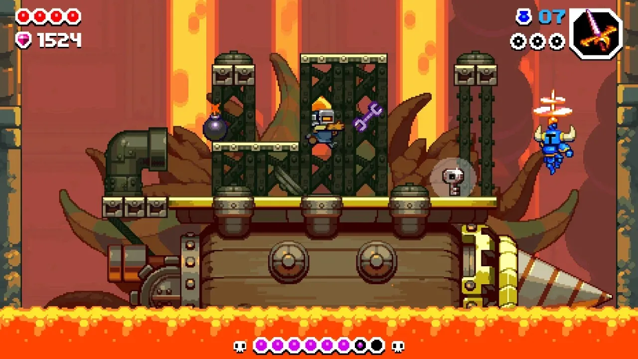 Shovel Knight Dig - скриншот
