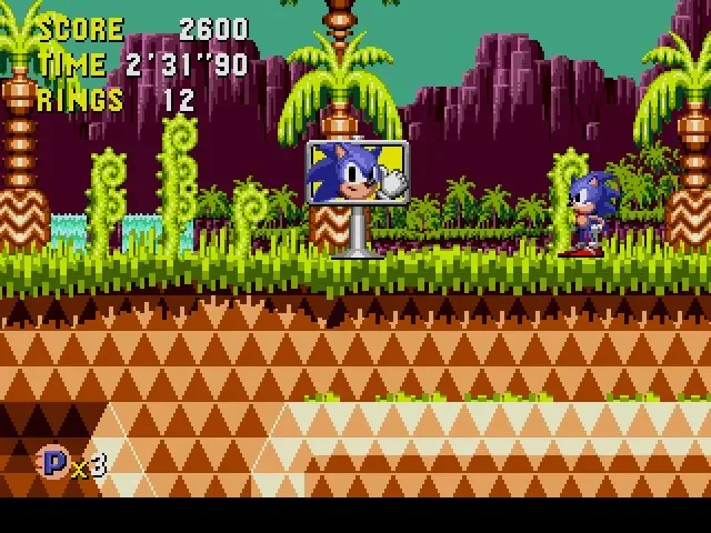 Sonic CD - скриншот