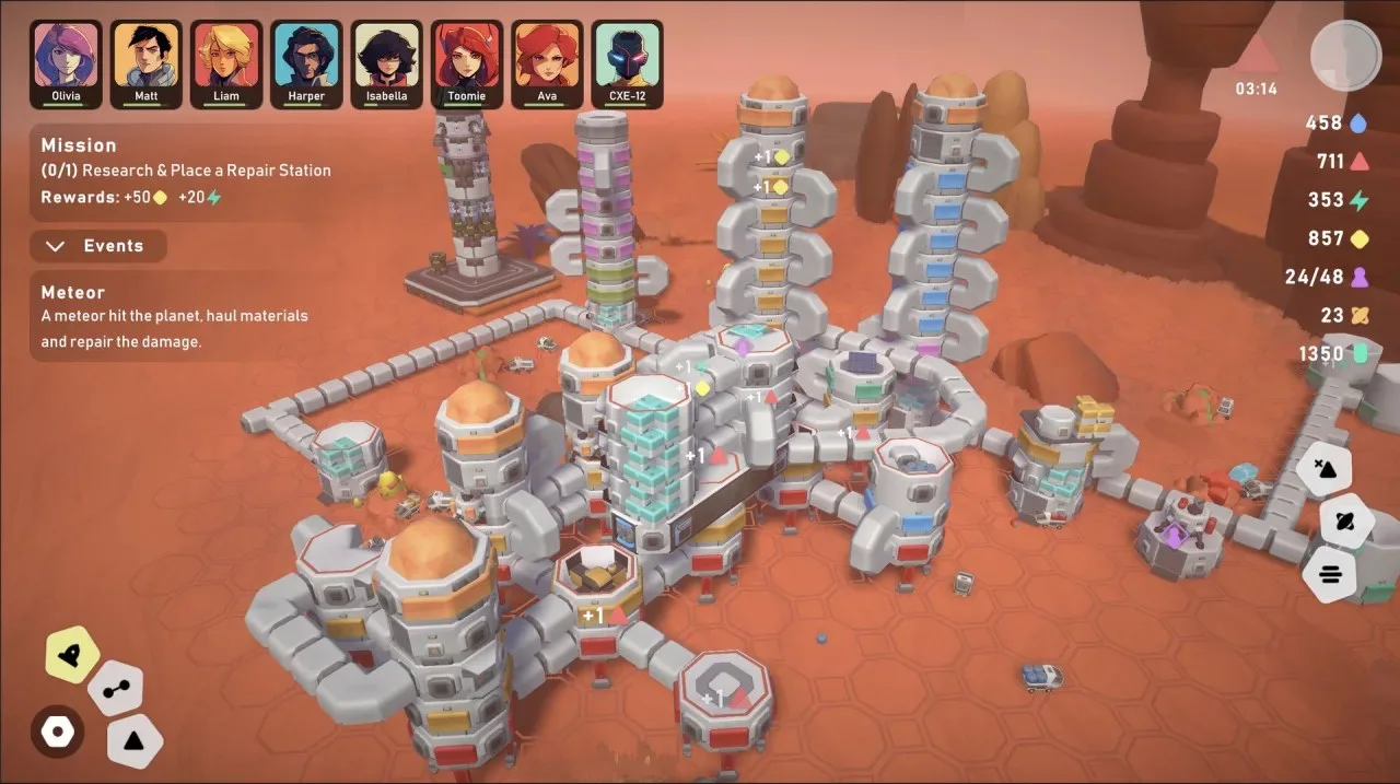 Stellar Settlers: Space Base Builder - скриншот
