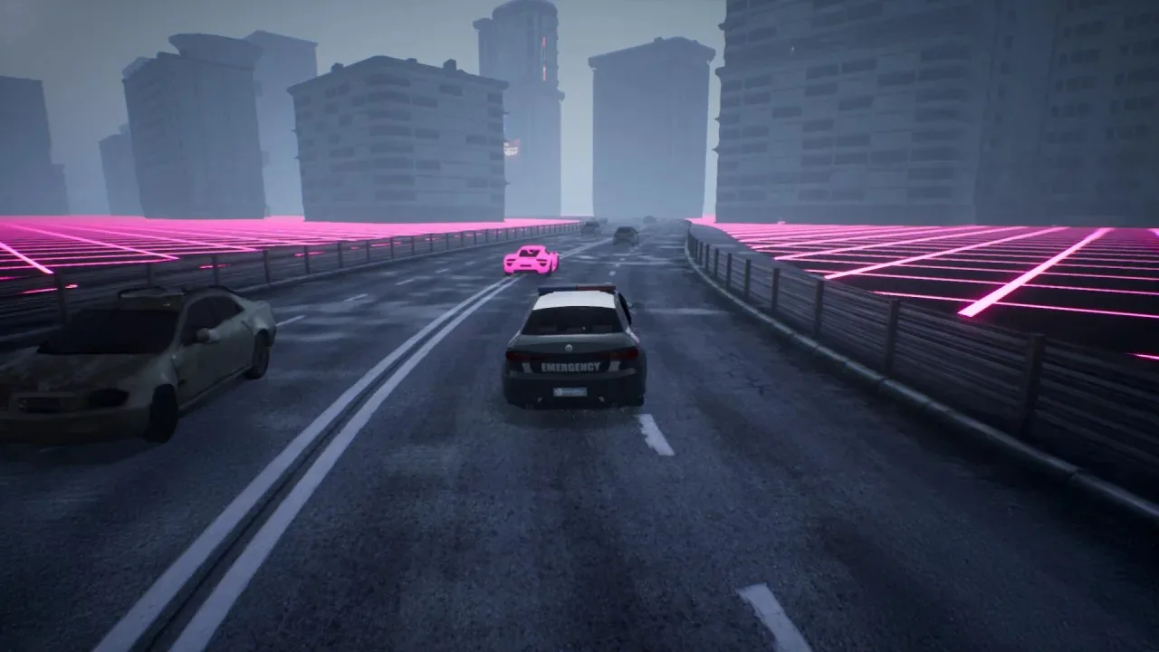 Synthwave Burnout - скриншот