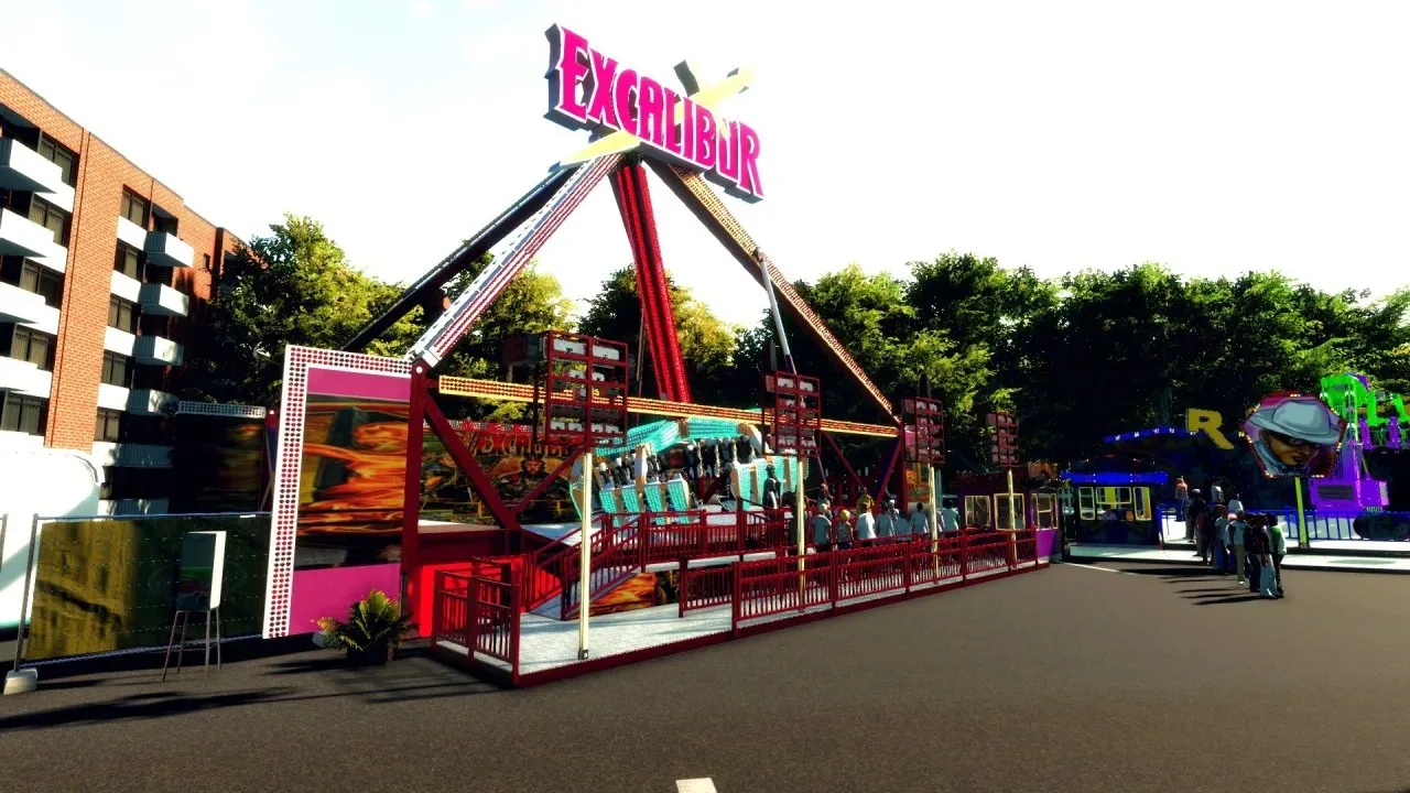 Virtual Rides 3 - Funfair Simulator - скриншот