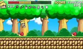 Скриншот 1 игры Wonder Boy Returns Remix