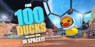 Find 100 Ducks and Blast Them...IN SPACE!!