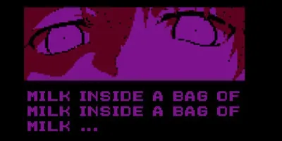 "Milk inside a bag of milk inside a bag of milk