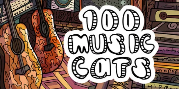 100 Music Cats