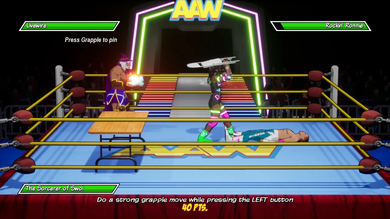 Скриншот 3 игры Action Arcade Wrestling