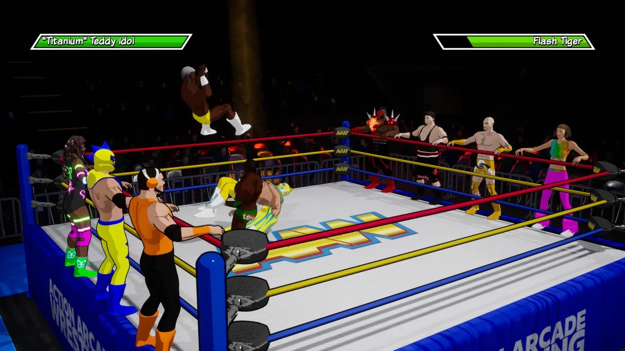 Скриншот 2 игры Action Arcade Wrestling