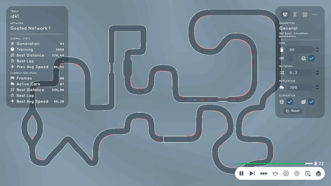 Скриншот 3 игры AI Learns To Drive