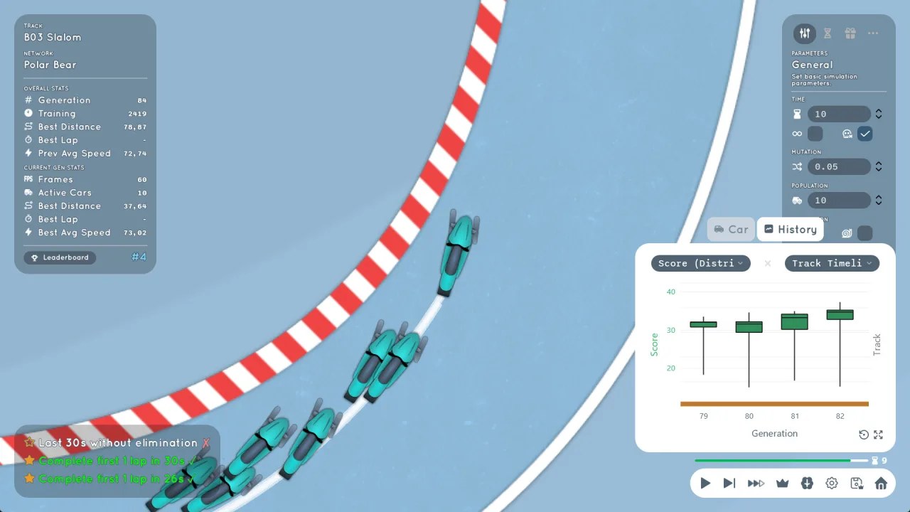 Скриншот 2 игры AI Learns To Drive