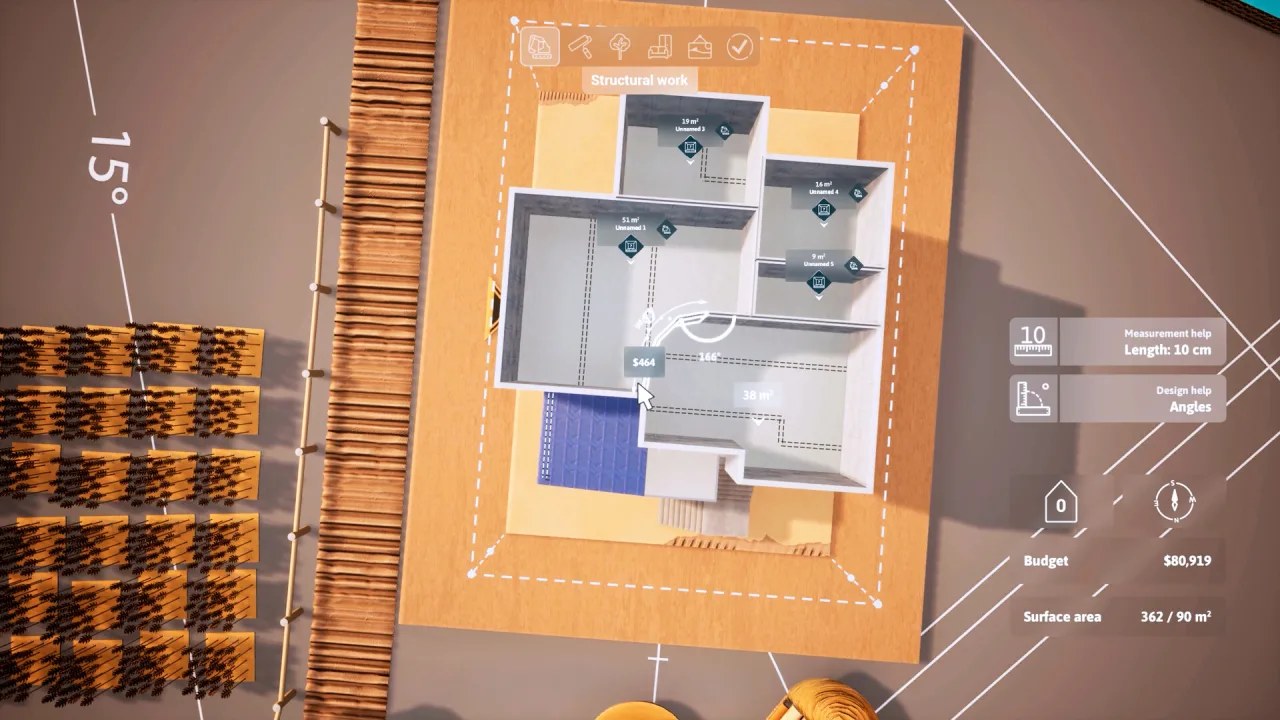 Скриншот 4 игры Architect Life: A House Design Simulator