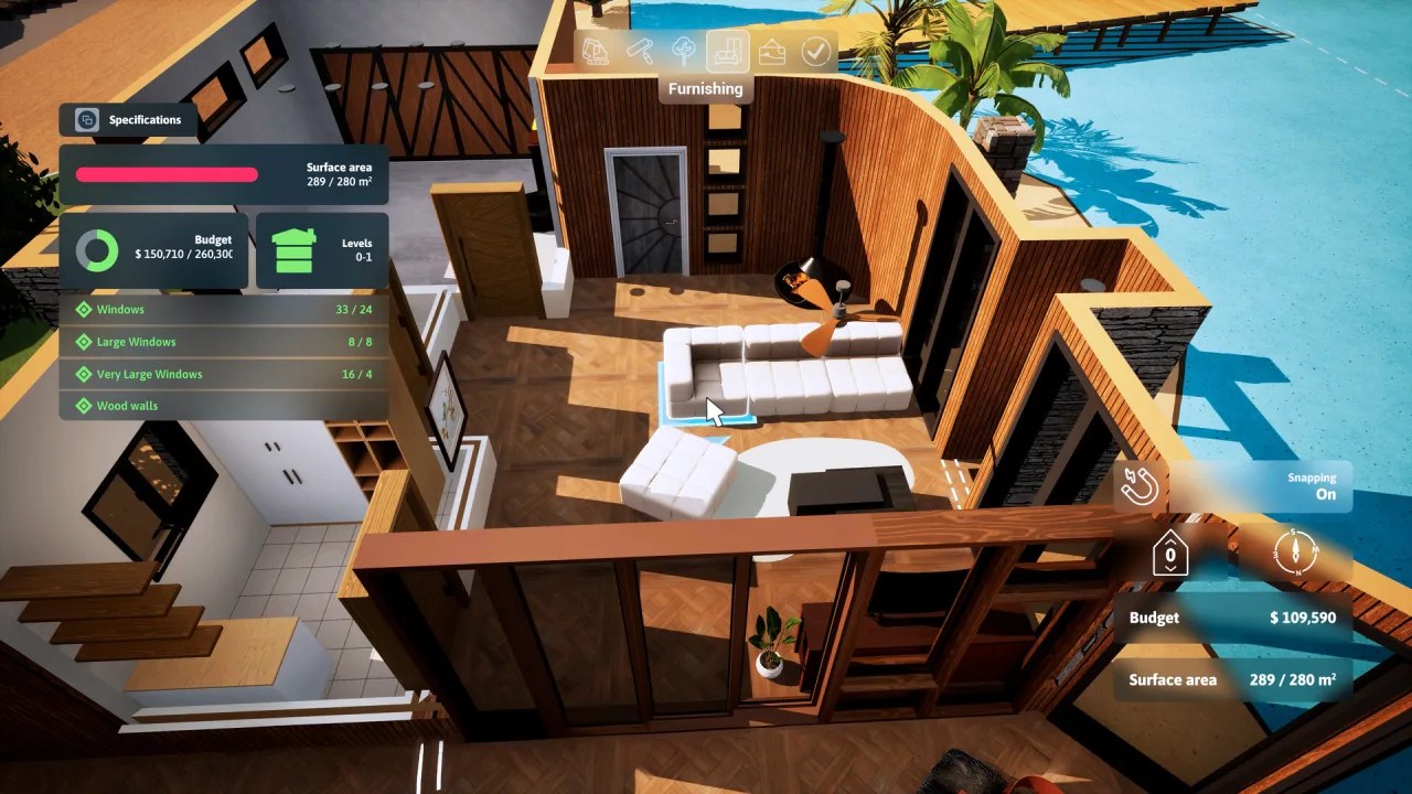 Скриншот 3 игры Architect Life: A House Design Simulator