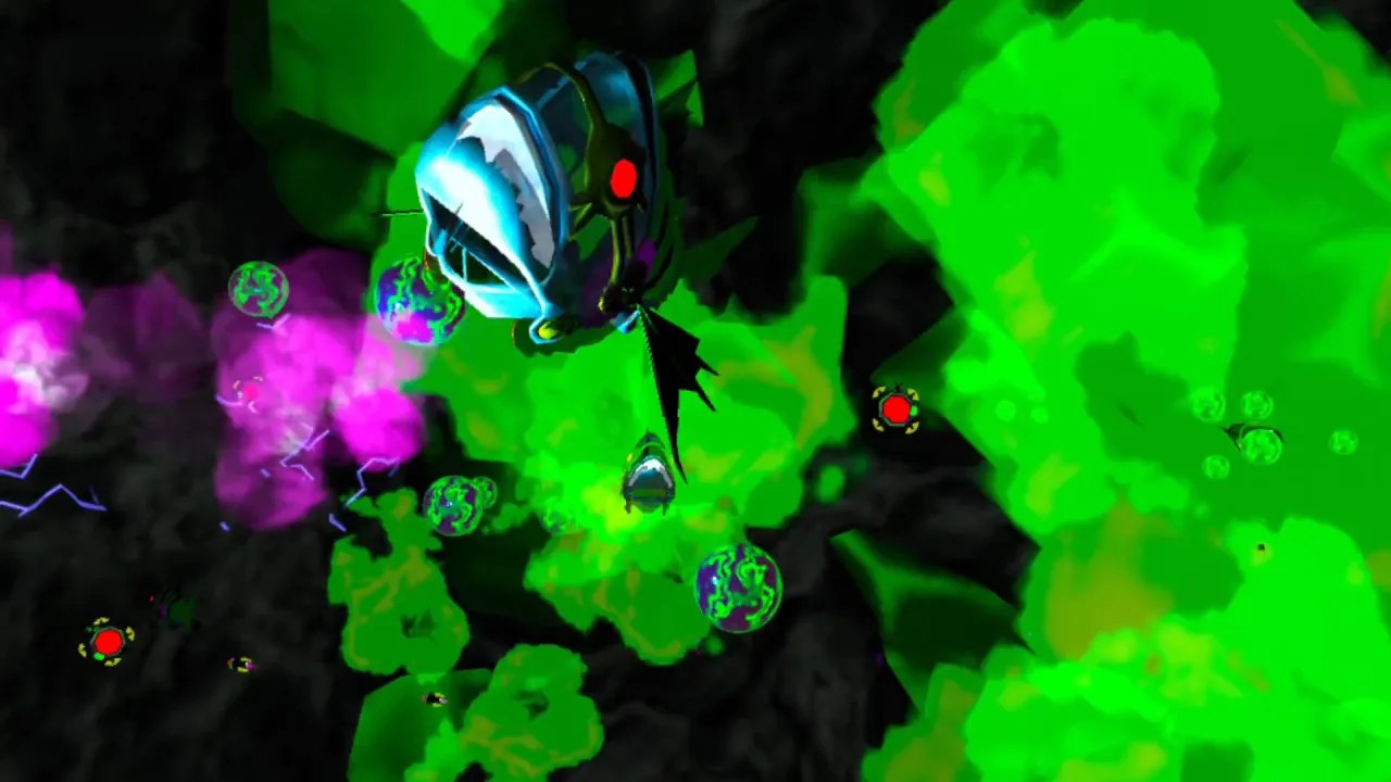 Скриншот 1 игры Asteroids and Aliens