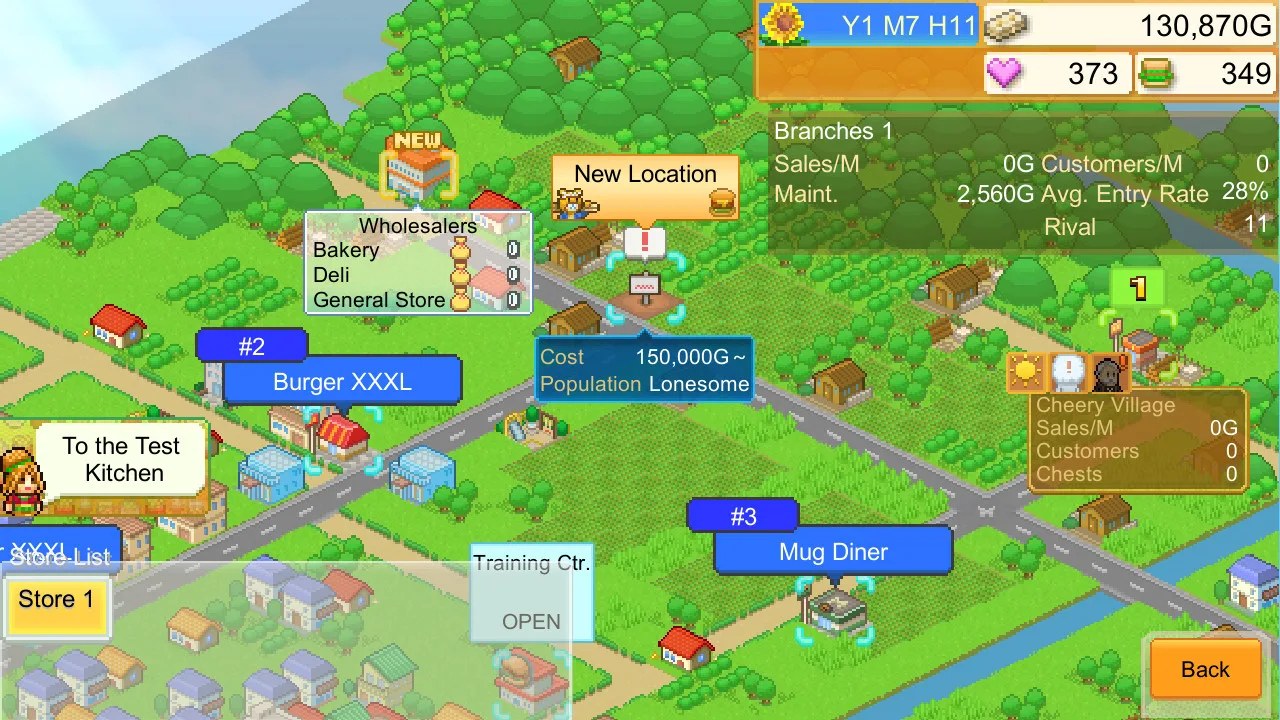 Скриншот 4 игры Burger Bistro Story