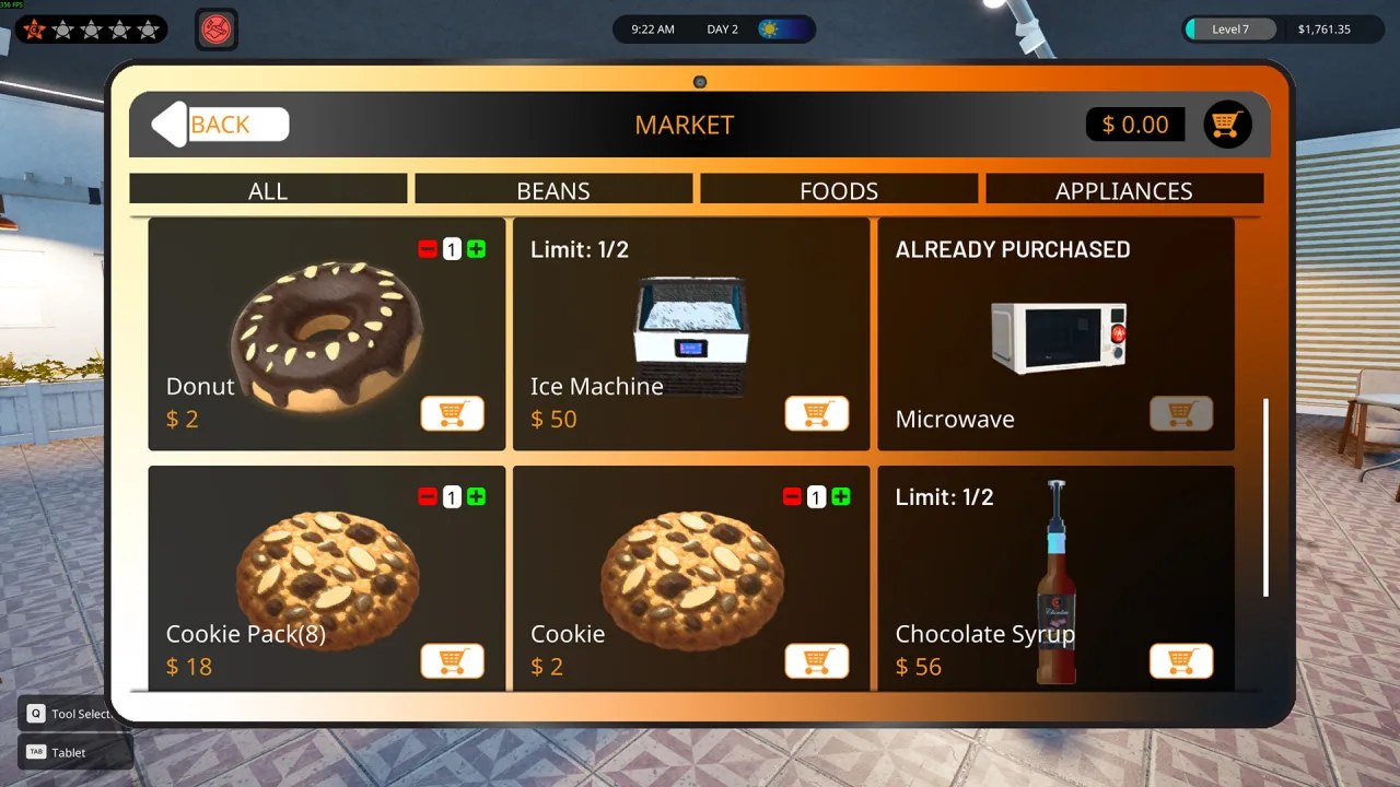 Скриншот 1 игры Cafe Crew Simulator