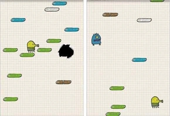 Скриншот 2 игры Doodle Jump