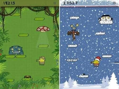 Скриншот 3 игры Doodle Jump