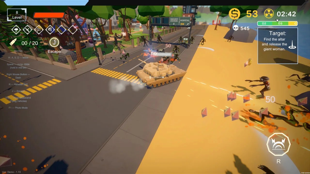 Скриншот 4 игры DopePie Survivors 3D