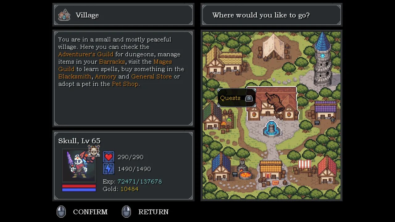 Скриншот 2 игры Dungeon Mori