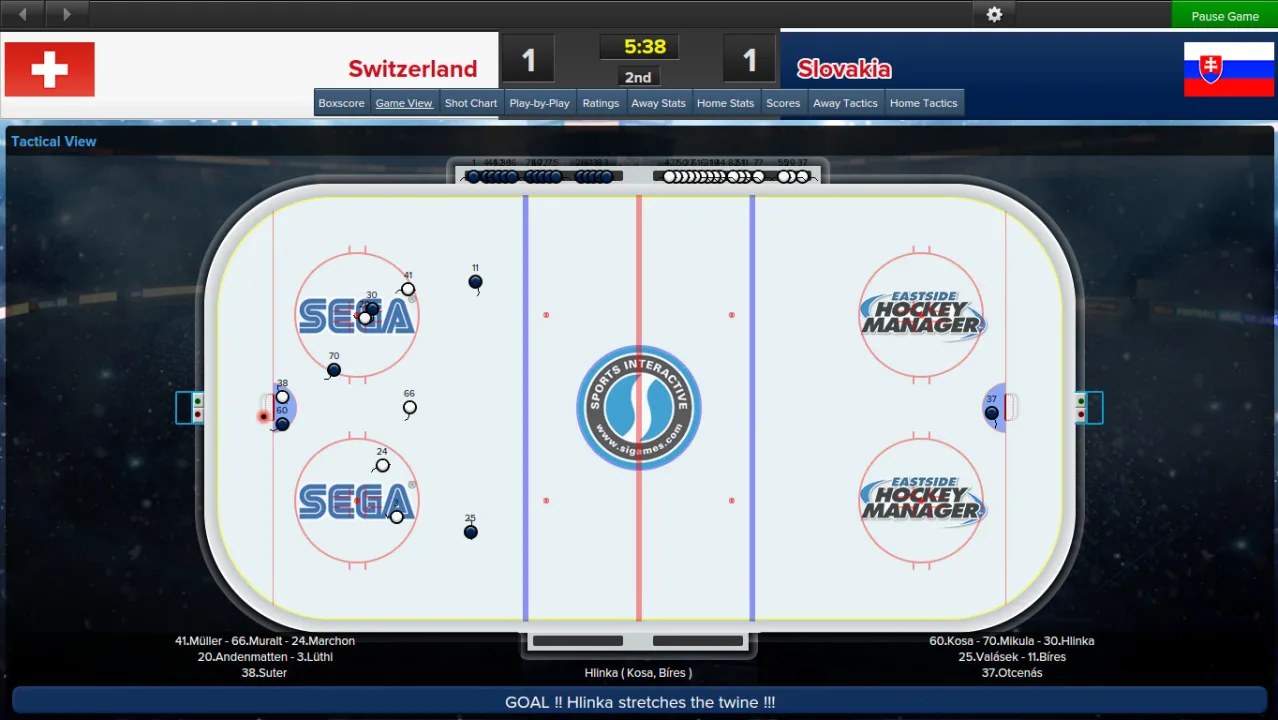 Скриншот 1 игры Eastside Hockey Manager