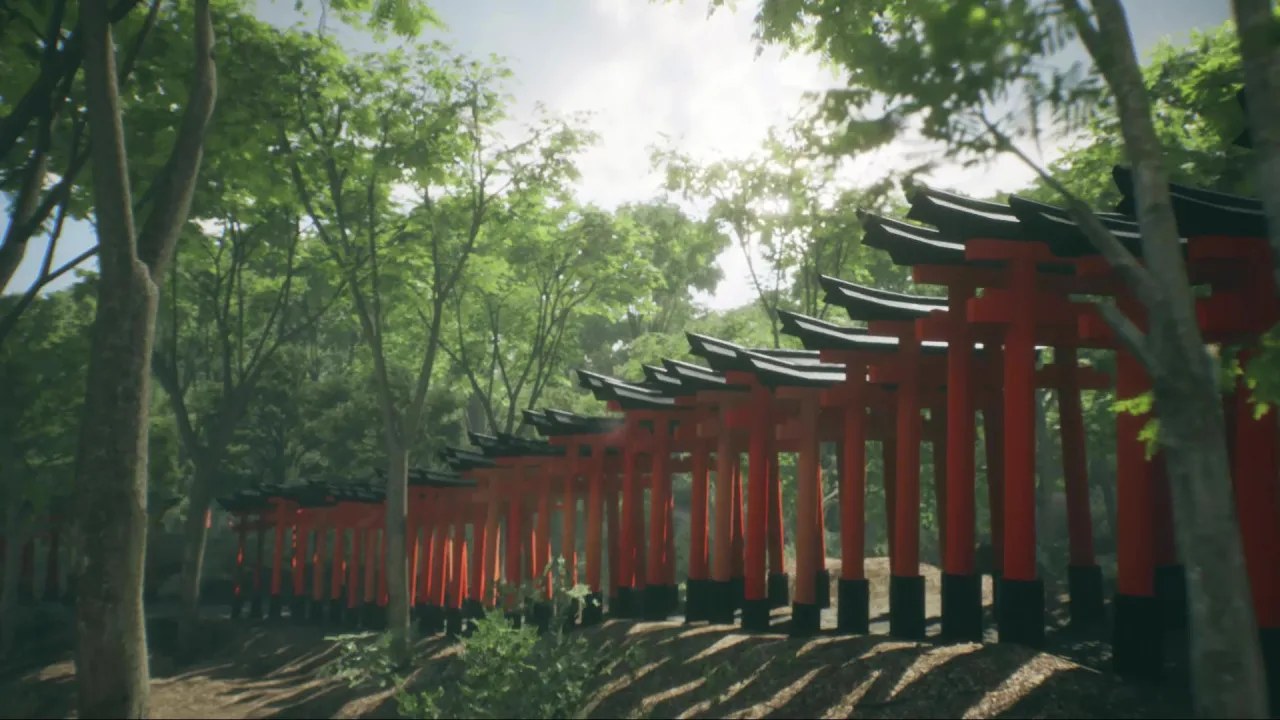 Скриншот 1 игры Explore Fushimi Inari