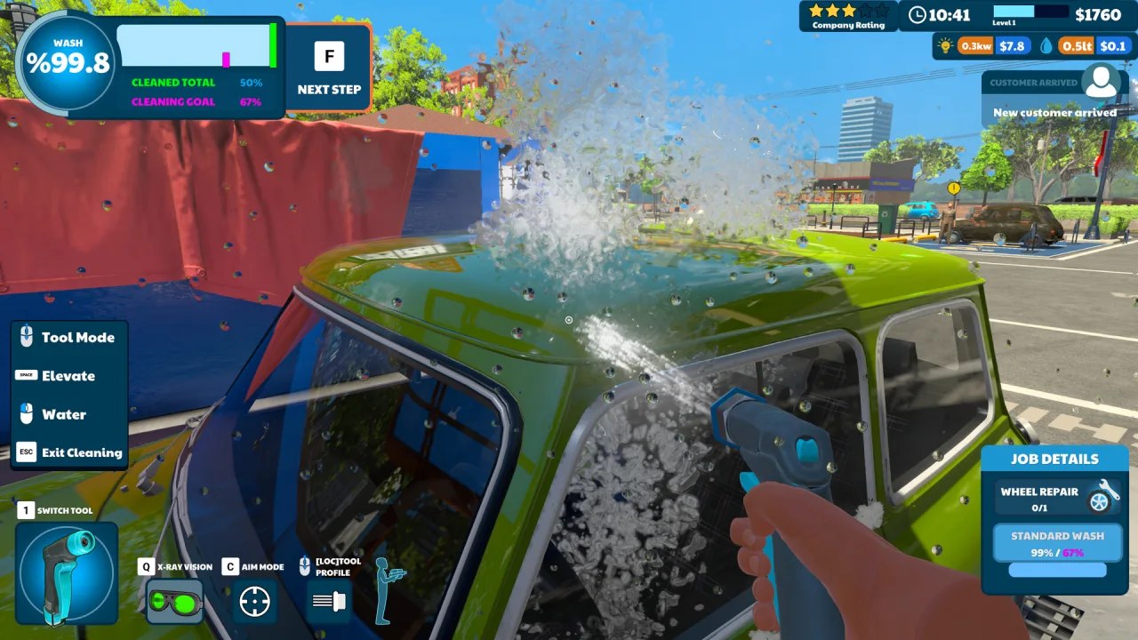 Скриншот 1 игры Express Car Wash Simulator