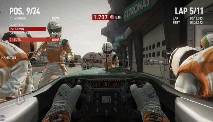 Скриншот 2 игры F1 2010