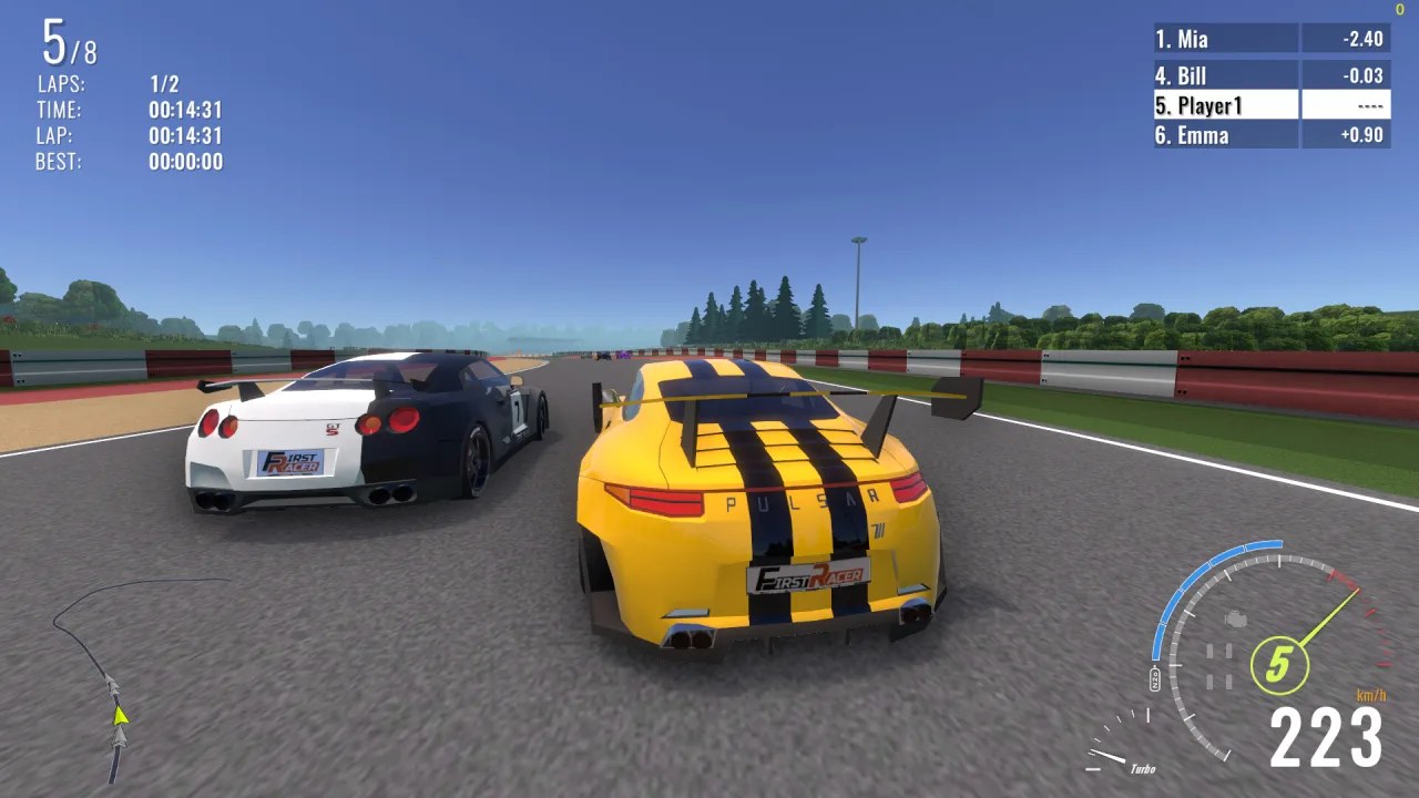 First Racer - скриншот