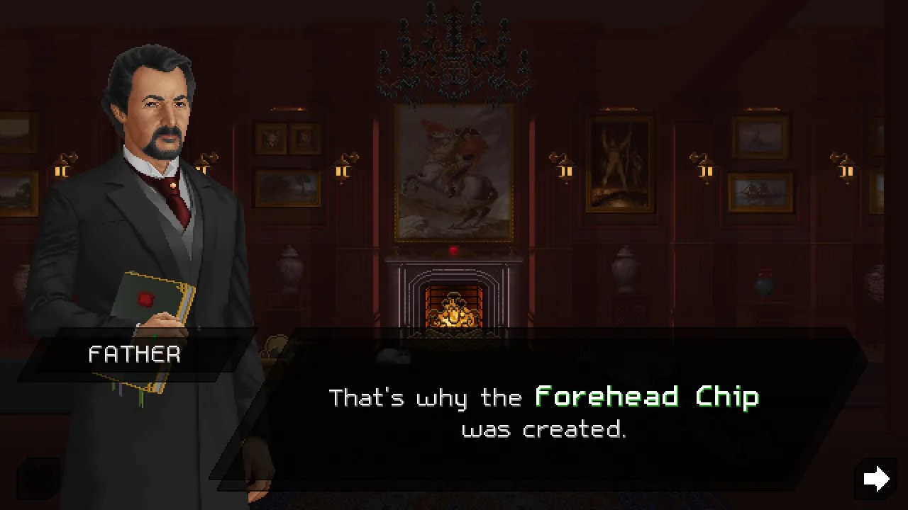 Скриншот 1 игры Forehead Chip