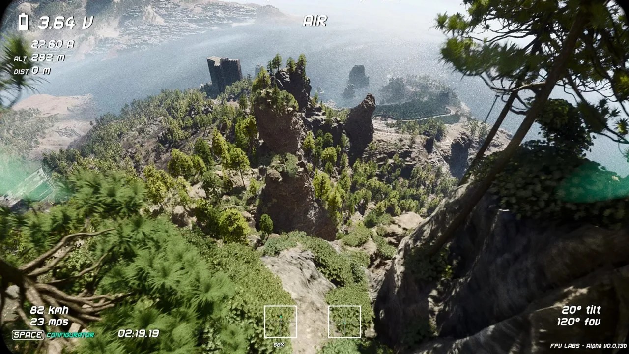 Скриншот 1 игры FPV Labs - Drone Simulator