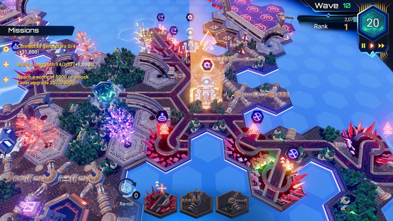 Скриншот 6 игры HexaScape: Cyber Defense