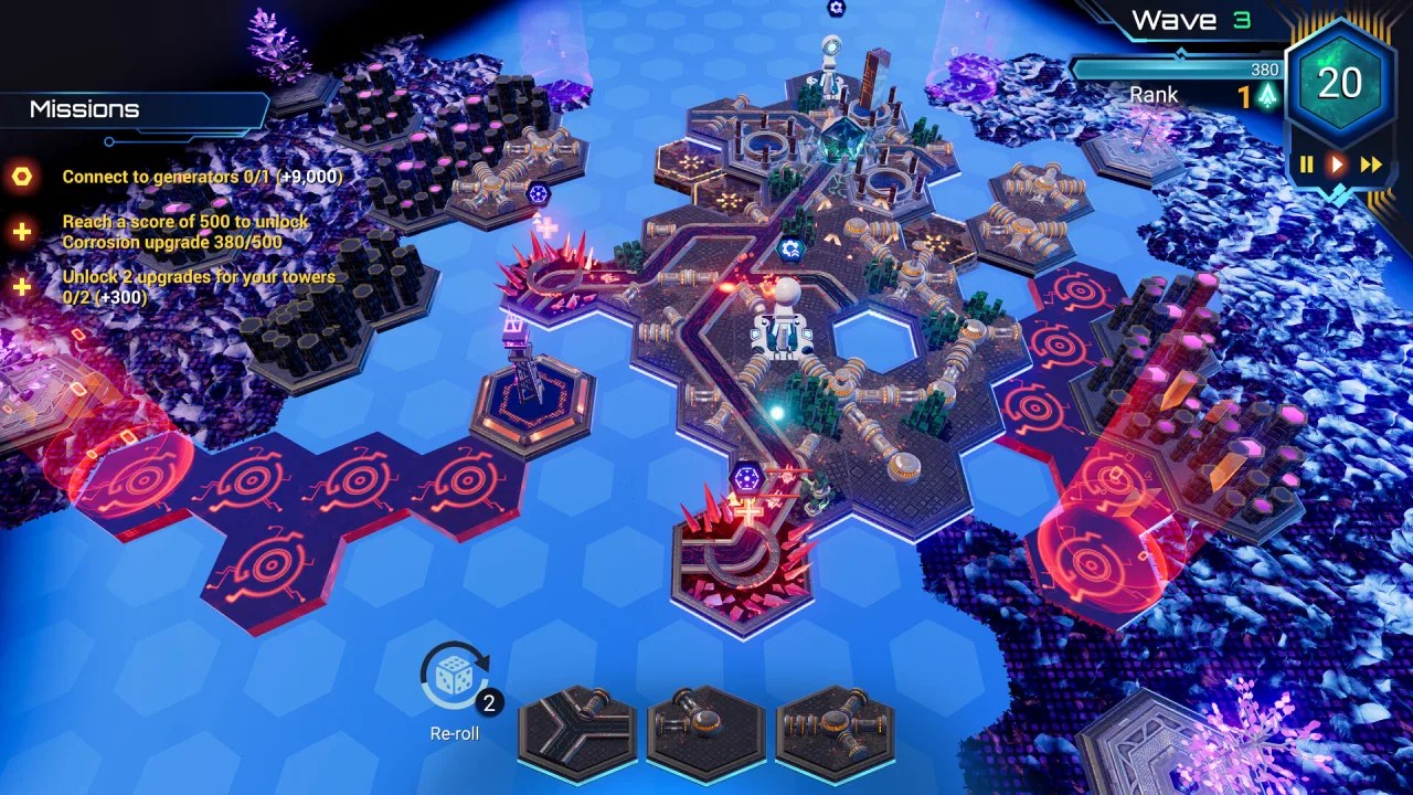 Скриншот 5 игры HexaScape: Cyber Defense