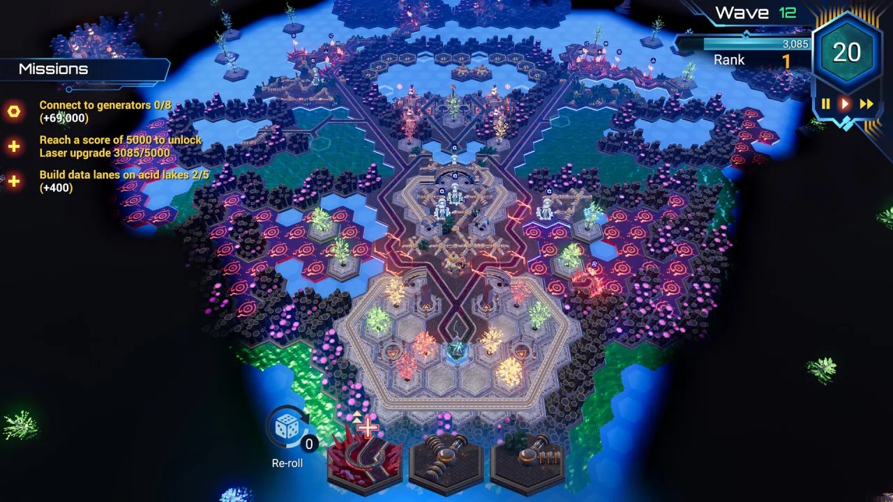 Скриншот 2 игры HexaScape: Cyber Defense