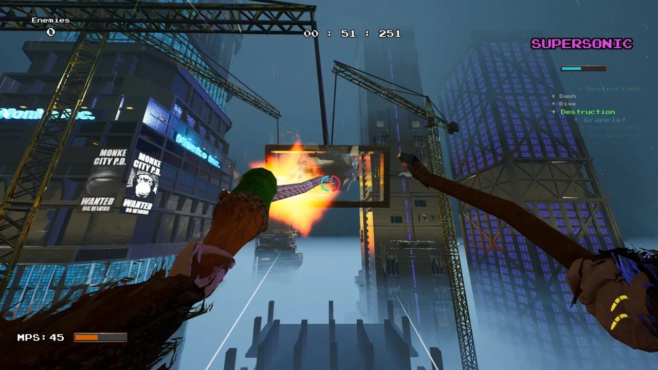 Скриншот 1 игры HYPER PRIMATE