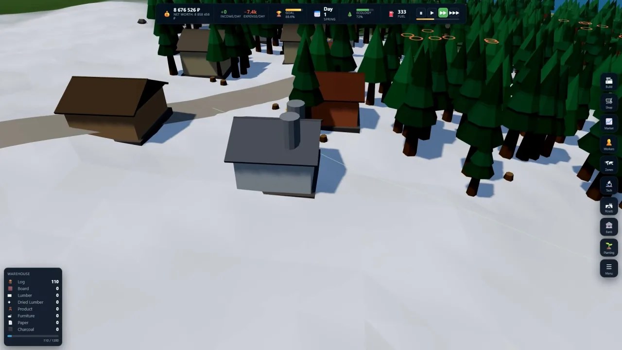 Скриншот 1 игры Lumber Tycoon Island